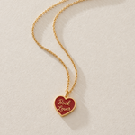 Book Lover Necklace 18k Gold Plated
