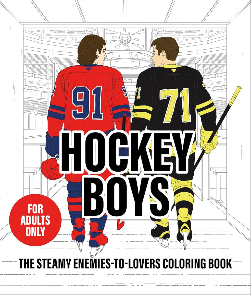 Hockey Boys: The Steamy Enemies-to-Lovers Coloring Book