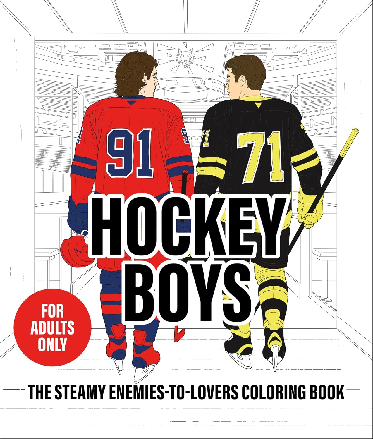 Hockey Boys: The Steamy Enemies-to-Lovers Coloring Book