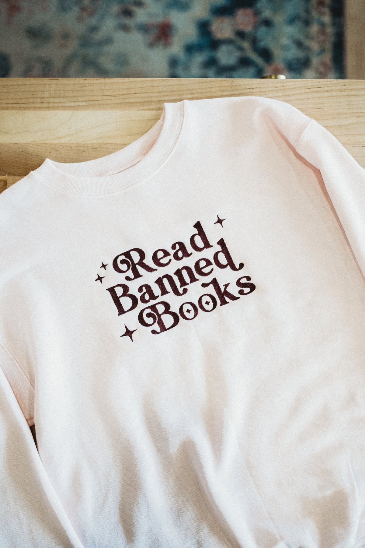 Embroidered Read Banned Books | Cheeky Book Lover Sweatshirt