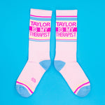Taylor Is My Therapist Gym Crew Socks