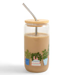 Potted Plants Glass Can