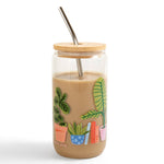 Potted Plants Glass Can