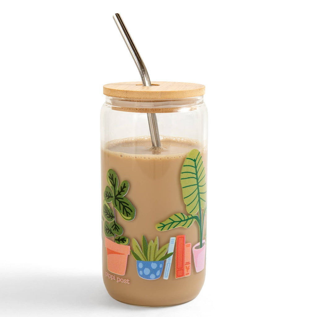 Potted Plants Glass Can