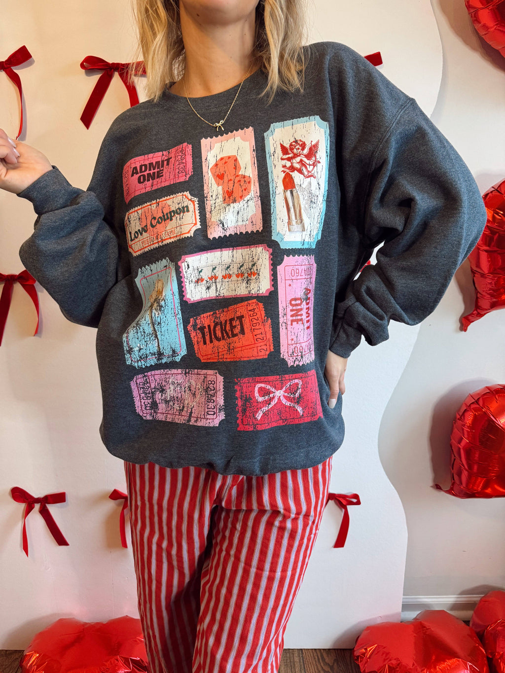 Valentine's Ticket Sweatshirt
