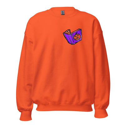 Bookish Pumpkin Crewneck Sweatshirt